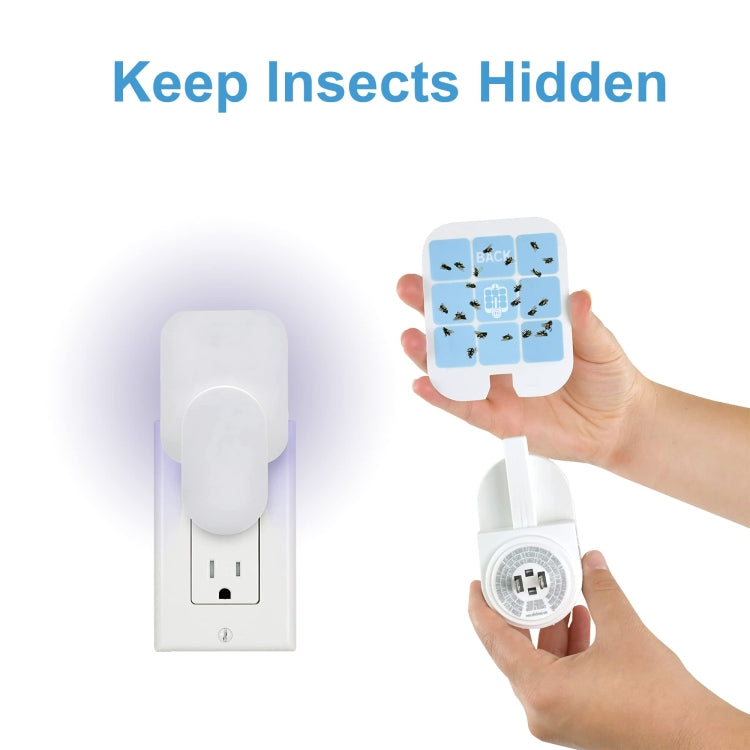 10pcs /Pack Replacement Glue Card for Plug-in Indoor Insect Trap Refills Glue Boards - free shipping - PMC TechLife - Order now!