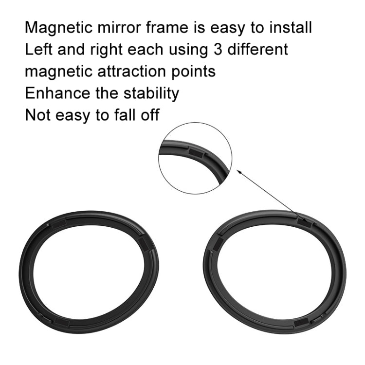 For Apple Vision Pro Magnetic Frame VR Glasses Smart Accessories, Style: Single Frame - VR Accessories by PMC Jewellery | Online Shopping South Africa | PMC Jewellery | Buy Now Pay Later Mobicred