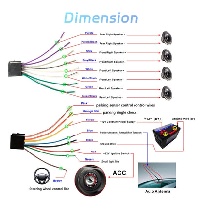 Single Spindle 6.9 inch MP5 With Knob Player Carplay Function Car MP4 Backup Camera, Specification: Standard+12 Light Camera - Car MP3 & MP4 & MP5 by PMC Jewellery | Online Shopping South Africa | PMC Jewellery | Buy Now Pay Later Mobicred