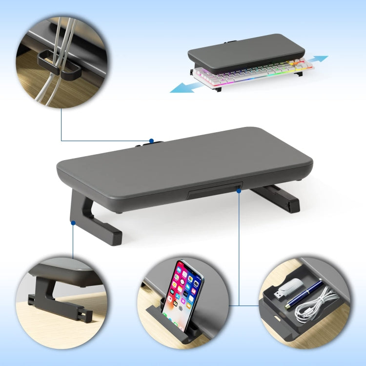 Oimaster Monitor Stand Riser Adjustable Height Laptop Bracket With Storage Drawer, Spec: Basic - Laptop Stand by Oimaster | Online Shopping South Africa | PMC Jewellery | Buy Now Pay Later Mobicred