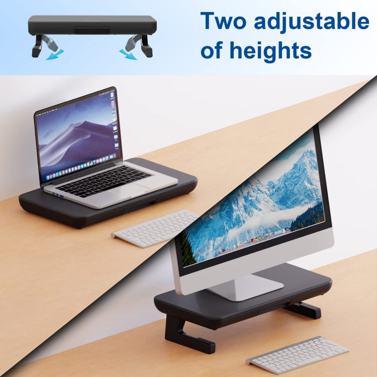 Oimaster Monitor Stand Riser Adjustable Height Laptop Bracket With Storage Drawer, Spec: Basic - Laptop Stand by Oimaster | Online Shopping South Africa | PMC Jewellery | Buy Now Pay Later Mobicred