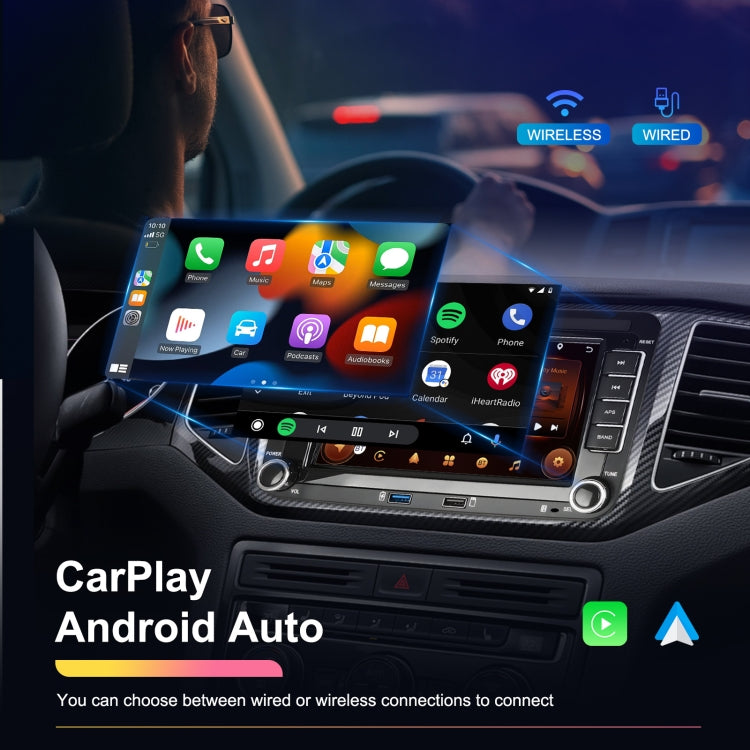 For Volkswagen/Skoda 2+64G Player Large Screen Carplay Android Navigation Reversing Camera Integrated Machine(Standard) - Car MP3 & MP4 & MP5 by PMC Jewellery | Online Shopping South Africa | PMC Jewellery | Buy Now Pay Later Mobicred