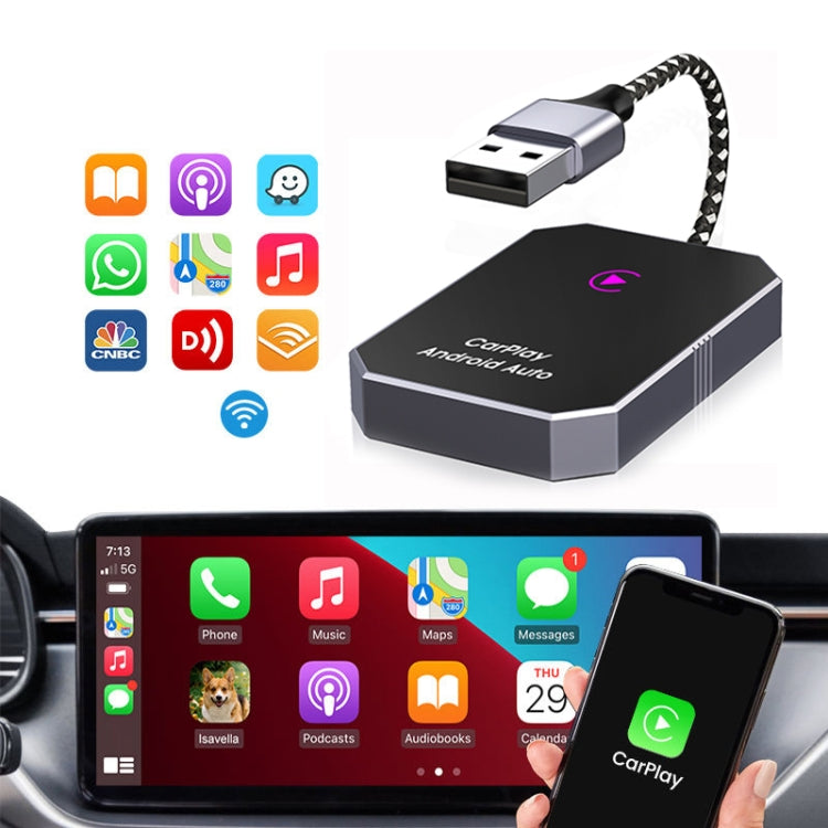 For IOS Car Carplay Box Wired to Wireless Bluetooth Adapter - Bluetooth Adapters by PMC Jewellery | Online Shopping South Africa | PMC Jewellery | Buy Now Pay Later Mobicred