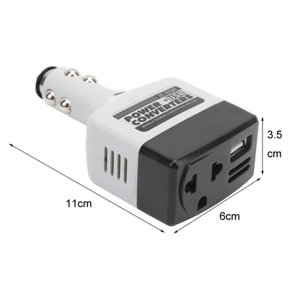 12V/24V To 220V Auto Car Power Converter Adapter With USB Charging Port - Others by PMC Jewellery | Online Shopping South Africa | PMC Jewellery | Buy Now Pay Later Mobicred