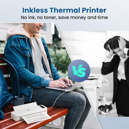 Phomemo M835  Wireless Bluetooth Thermal Printer Support Multi-Size Thermal Paper - Printer by Phomemo | Online Shopping South Africa | PMC Jewellery | Buy Now Pay Later Mobicred