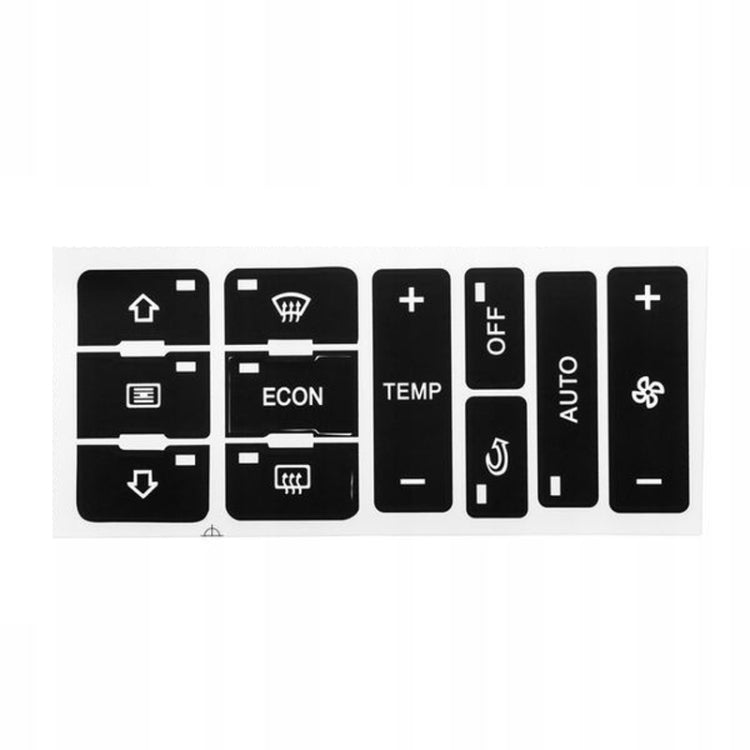 2pcs For Audi A2/A3/A8L Car Air Conditioning Control Switch Repair Sticker - Decorative Sticker by PMC TechLife | Online Shopping South Africa | PMC TechLife