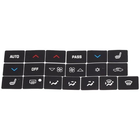 For Buick 2005-2009 Car Air Conditioning Button Repair Sticker - Decorative Sticker by PMC Jewellery | Online Shopping South Africa | PMC Jewellery | Buy Now Pay Later Mobicred