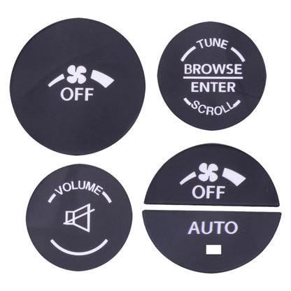 For Chrysler 200 2014-2017 Air Conditioning Button Repair Sticker - Decorative Sticker by PMC Jewellery | Online Shopping South Africa | PMC Jewellery | Buy Now Pay Later Mobicred