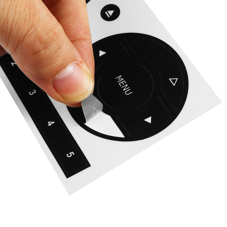 For Fiat 500 Multimedia Button Repair Sticker - Decorative Sticker by PMC TechLife | Online Shopping South Africa | PMC TechLife | Buy Now Pay Later Mobicred