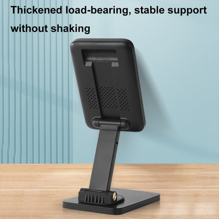 15W Desktop Wireless Charging Rotating Phone Holder Lazy Tablet Folding Lifting Bracket(Black) - Wireless Charger by PMC Jewellery | Online Shopping South Africa | PMC Jewellery | Buy Now Pay Later Mobicred