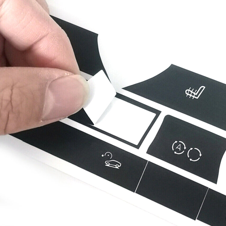 For BMW E90/E91/E92/330I 2006-2011 Air Conditioning Panel Button Repair Sticker - Decorative Sticker by PMC TechLife | Online Shopping South Africa | PMC TechLife | Buy Now Pay Later Mobicred