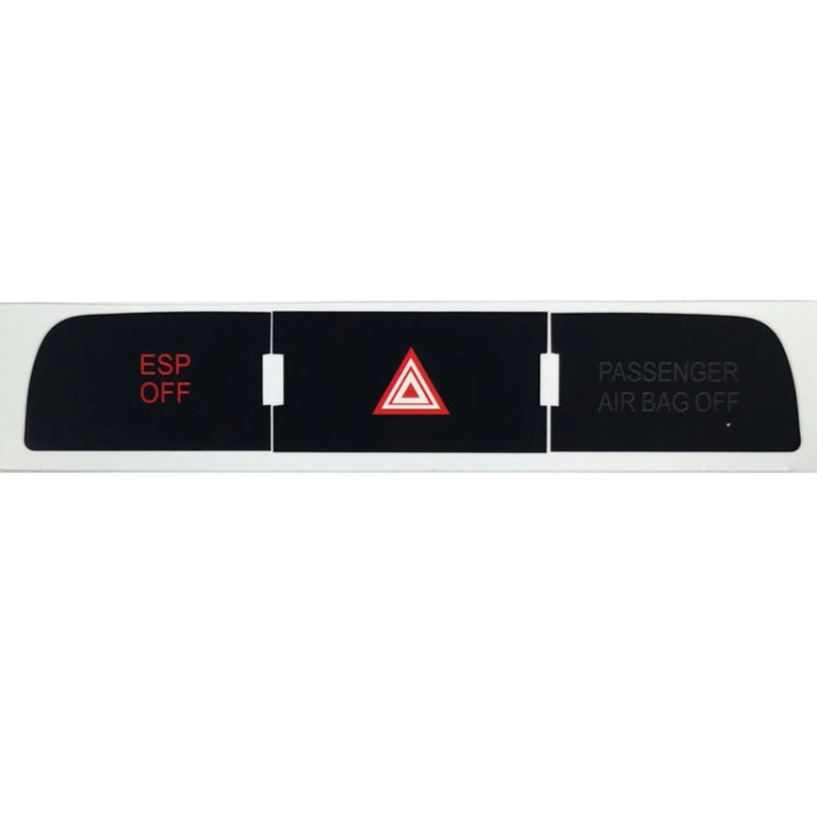 For Audi Q7 Emergency/Double Flash Button Repair Sticker - Decorative Sticker by PMC TechLife | Online Shopping South Africa | PMC TechLife | Buy Now Pay Later Mobicred