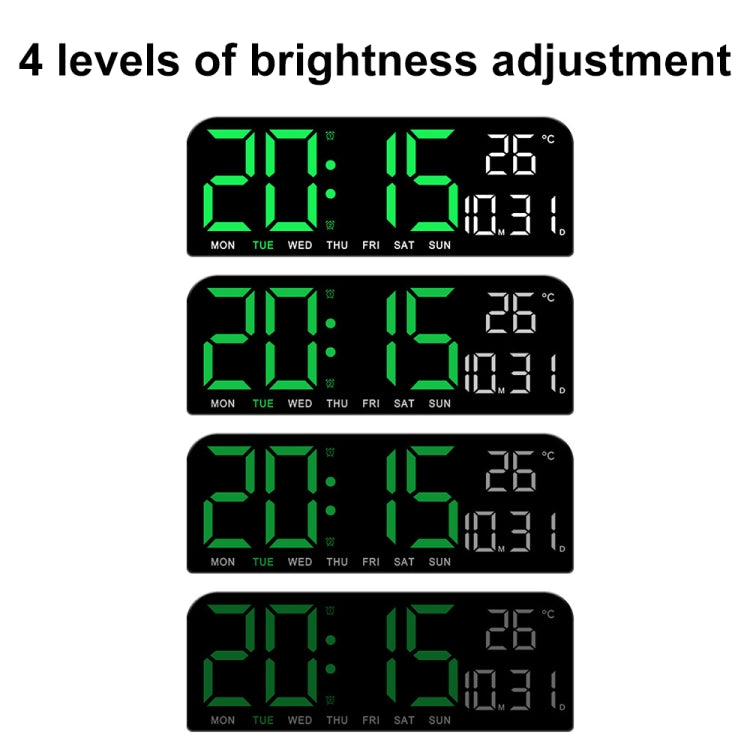 LED Screen Digital Display Desktop Alarm Clock Multifunctional Decoration Wall Clock(Blue) - Alarm Clocks by PMc TechLife | Online Shopping South Africa | PMc TechLife | Buy Now Pay Later Mobicred