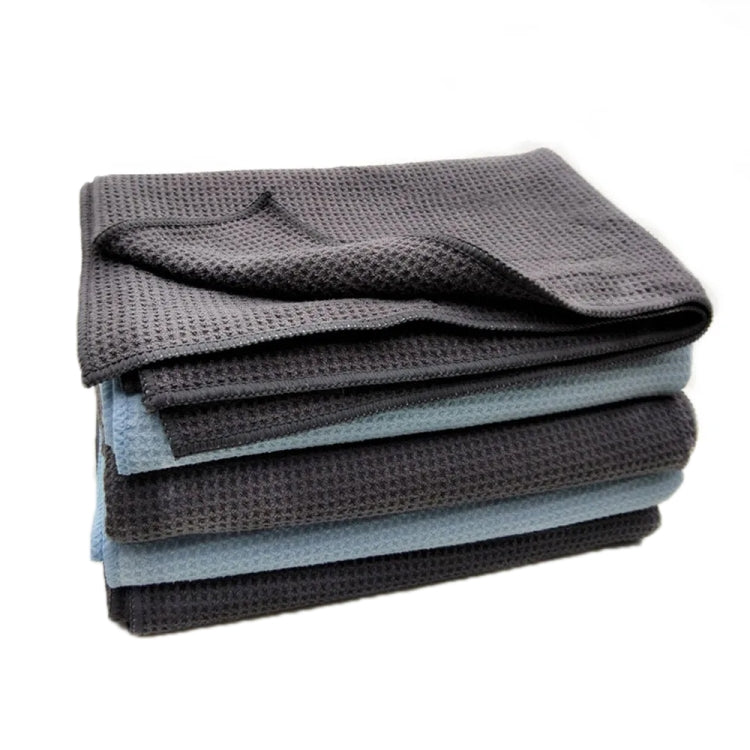 40x40cm Thickened Absorbent Honeycomb Mesh Car Wash Cleaning Towel(Dark Gray) - Car washing supplies by PMC TechLife | Online Shopping South Africa | PMC TechLife | Buy Now Pay Later Mobicred