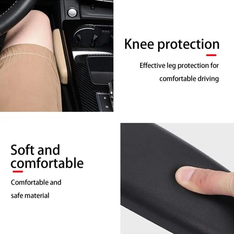 Car Driver Door Booster Pad Center Armrest Box Pad(Beige) - Floor Mats by PMC Jewellery | Online Shopping South Africa | PMC Jewellery