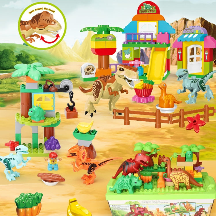 294 37pcs /Box Children Dinosaur Building Block Paradise Large Particle Assembly Household Toys - Building Blocks by PMC Jewellery | Online Shopping South Africa | PMC Jewellery | Buy Now Pay Later Mobicred