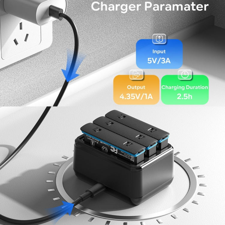 For Insta360 X4 AMagisn Battery Charger Charging Seat Camera Accessories - Others by aMagisn | Online Shopping South Africa | PMC Jewellery | Buy Now Pay Later Mobicred