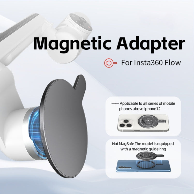 For Insta360 Flow aMagisn Gimbal Magnetic Adapter MagSafe Sports Camera Accessories - Others by aMagisn | Online Shopping South Africa | PMC Jewellery