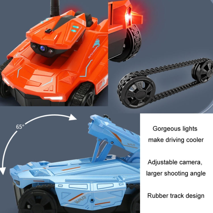 Tank Car Toys 720P HD Camera RC Car With Real-time Surveillance With Remote Controller(Blue) - RC Cars by PMC Jewellery | Online Shopping South Africa | PMC Jewellery | Buy Now Pay Later Mobicred