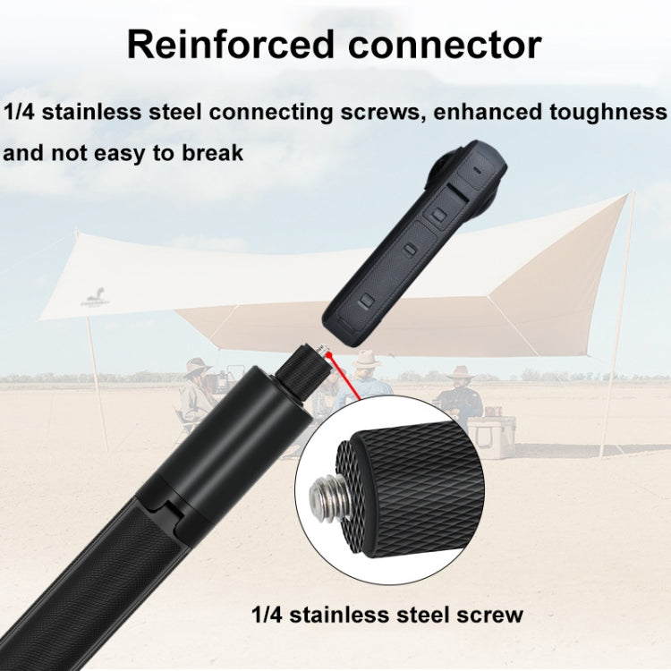 1.22m For Insta360 One X Retractable Integrated Camera Panoramic Invisible Selfie Stick Tripod(YZ712) - Self Monopod Grip by PMC Jewellery | Online Shopping South Africa | PMC Jewellery | Buy Now Pay Later Mobicred