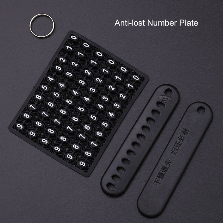 For Suzuki D Car Key Cover Multifunctional Keychain Anti-lost Number Plate - Car Key Cases by PMC TechLife | Online Shopping South Africa | PMC TechLife | Buy Now Pay Later Mobicred
