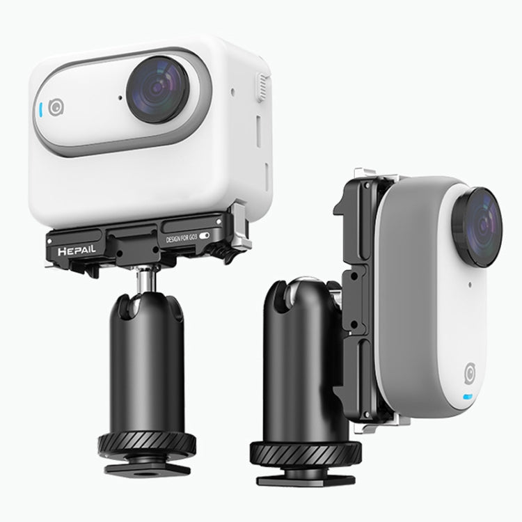 For Insta360 GO 3 HEPAIL Camera Bracket, Style: Cold Boot - Mount & Holder by HEPAIL | Online Shopping South Africa | PMC TechLife | Buy Now Pay Later Mobicred