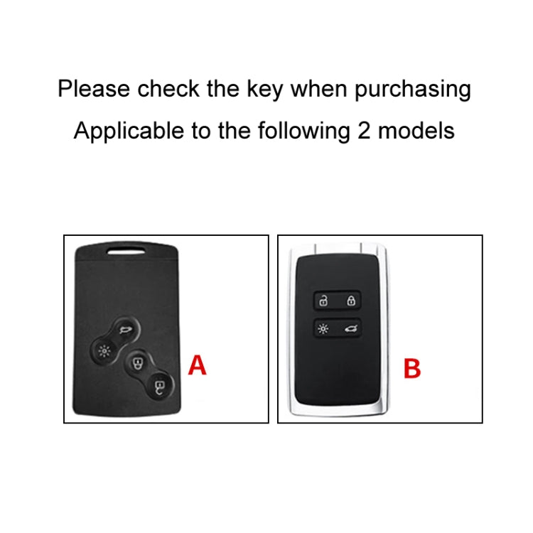 For Renault Car Key Cover Multifunctional Keychain Anti-lost Number Plate(B) - Car Key Cases by PMC TechLife | Online Shopping South Africa | PMC TechLife | Buy Now Pay Later Mobicred