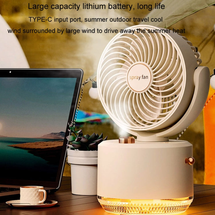 USB Charging Cooler Air Conditioning Fan Desktop Cooling Fan Swing Humidifier(Green) - Electric Fans by PMC Jewellery | Online Shopping South Africa | PMC Jewellery | Buy Now Pay Later Mobicred