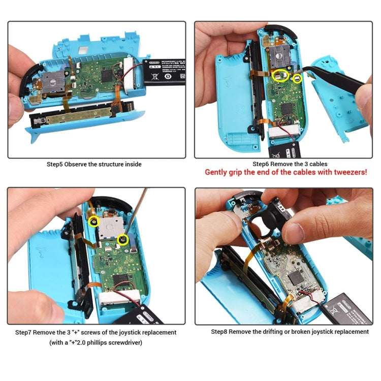 32 In 1 Kit For Nintendo Switch Joycon Joystick Thumb Stick Repair Tool - Switch Spare Parts by PMC TechLife | Online Shopping South Africa | PMC TechLife | Buy Now Pay Later Mobicred