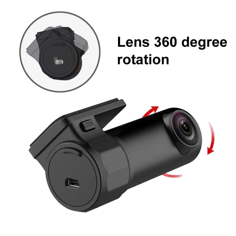 S600 1080P Wifi Dash Cam 170 Degree Wide Angle Lens Hidden Car Driving Recorder(Black) - Car DVRs by PMC Jewellery | Online Shopping South Africa | PMC Jewellery | Buy Now Pay Later Mobicred