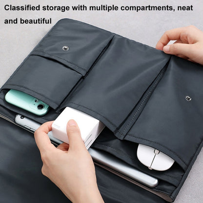 Multi-layer Waterproof and Shock-absorbing Laptop Sleeve Laptop Storage Bag, Size: 16 inch(White) - 15.6 - 17 inch by PMC Jewellery | Online Shopping South Africa | PMC Jewellery | Buy Now Pay Later Mobicred