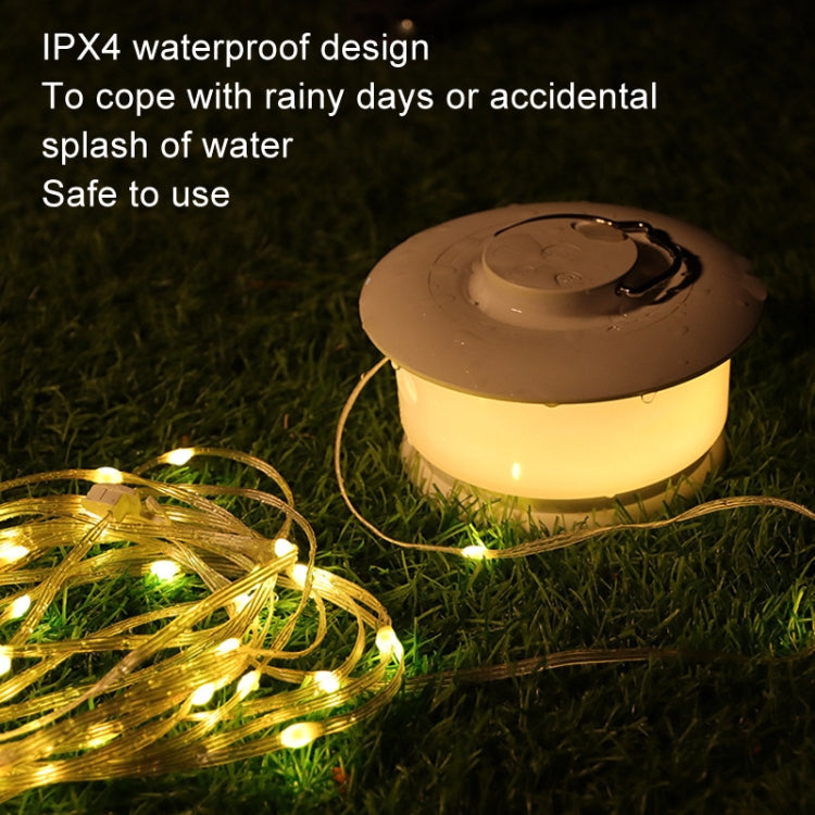 JSK-L20 Outdoor Camping Lamp LED Tent Atmosphere Light String(White) - Camping Lighting by PMc TechLife | Online Shopping South Africa | PMc TechLife | Buy Now Pay Later Mobicred