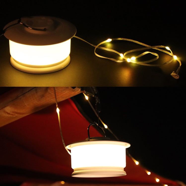 JSK-L20 Outdoor Camping Lamp LED Tent Atmosphere Light String(White) - Camping Lighting by PMc TechLife | Online Shopping South Africa | PMc TechLife | Buy Now Pay Later Mobicred