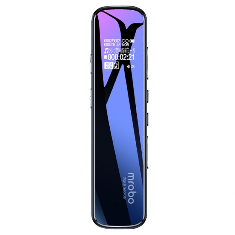 Mrobo RV-19 0.96-inch HD Screen 3D Noise Reduction Recording Pen Music Player, Capacity: 4GB(Black) - Recording Pen by Mrobo | Online Shopping South Africa | PMC Jewellery | Buy Now Pay Later Mobicred