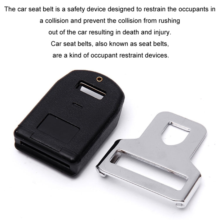 Car Seat Belt Buckle Accessories(Lock Tongue + Lock Buckle) - Seat Belts & Padding by PMC TechLife | Online Shopping South Africa | PMC TechLife | Buy Now Pay Later Mobicred