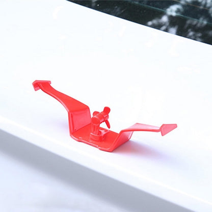 Car Mini Rear Wing Without Punching Decorative Stickers, Color: White Without Wind Leaves - Decorative Strip by PMC Jewellery | Online Shopping South Africa | PMC Jewellery | Buy Now Pay Later Mobicred