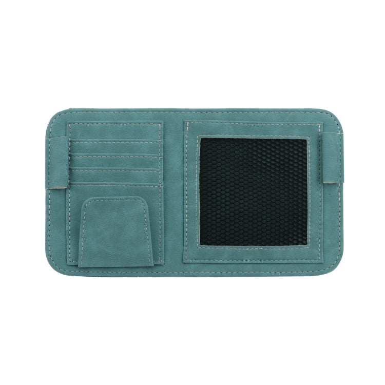 Car Sun Visor Bill Holder Glasses Clip Storage Bag(Blue) - Sunglasses & Glasses Clips by PMC TechLife | Online Shopping South Africa | PMC TechLife | Buy Now Pay Later Mobicred