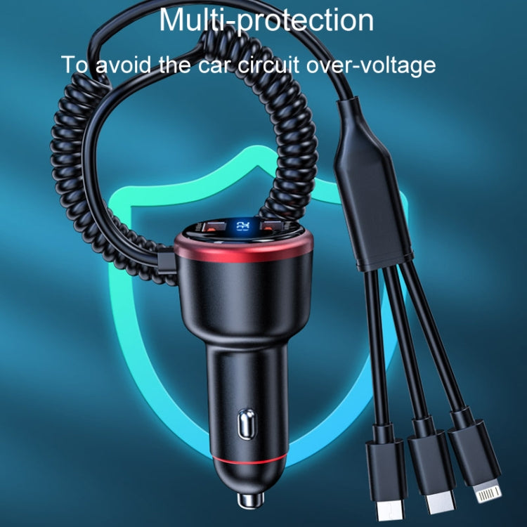 Vehicle Mini Fast Charging Charger Car One To Three Cigarette Lighter, Model: Flagship Version - Car Charger by PMC Jewellery | Online Shopping South Africa | PMC Jewellery | Buy Now Pay Later Mobicred