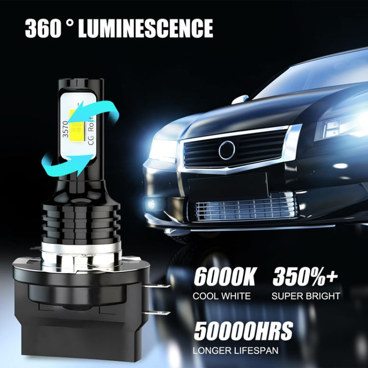 2pcs H11B 3570 2LED 80W Car Headlight Bulbs High Bright Fog Lights(Ice Blue) - Fog / Driving Lights by PMC TechLife | Online Shopping South Africa | PMC TechLife | Buy Now Pay Later Mobicred