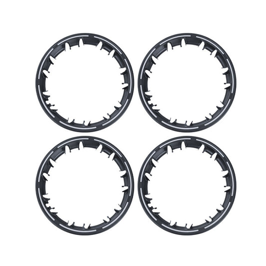 For 2024 Tesla Model 3 Half Hemming Luminous Hubcaps(4pcs/ Set) - Wheels Tires & Parts by PMC Jewellery | Online Shopping South Africa | PMC Jewellery | Buy Now Pay Later Mobicred