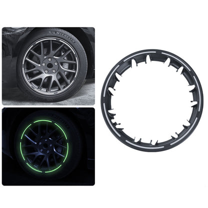 For 2024 Tesla Model 3 Half Hemming Luminous Hubcaps(4pcs/ Set) - Wheels Tires & Parts by PMC Jewellery | Online Shopping South Africa | PMC Jewellery | Buy Now Pay Later Mobicred