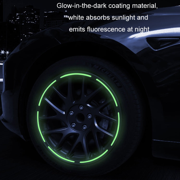 For 2024 Tesla Model 3 Half Hemming Luminous Hubcaps(4pcs/ Set) - Wheels Tires & Parts by PMC Jewellery | Online Shopping South Africa | PMC Jewellery | Buy Now Pay Later Mobicred