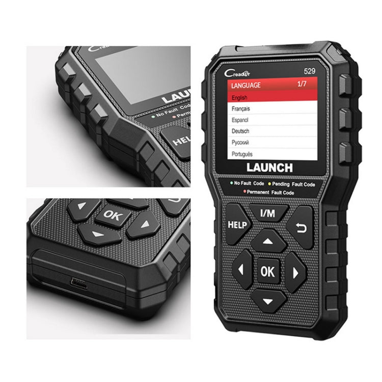 Launch Creader CR529 OBD2 Car Engine Fault Tester Code Scanner(Black) - Code Readers & Scan Tools by Launch | Online Shopping South Africa | PMC TechLife | Buy Now Pay Later Mobicred