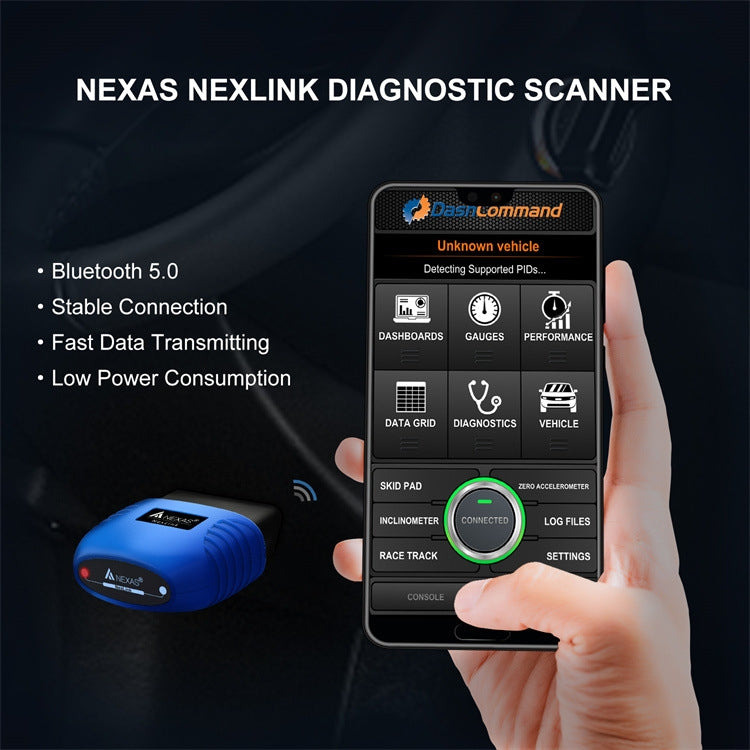 Nexas Bluetooth 5.0 OBD2 Diagnostic Scanner For IOS/Android - free shipping - PMC TechLife - Order now!