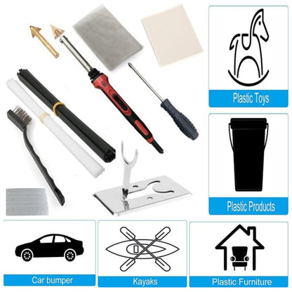 53pcs /Set Plastic Parts Repair Tool Car Bumper Restorating Kit Set, Specification: UK Plug - Hand Tool Sets by PMC Jewellery | Online Shopping South Africa | PMC Jewellery | Buy Now Pay Later Mobicred