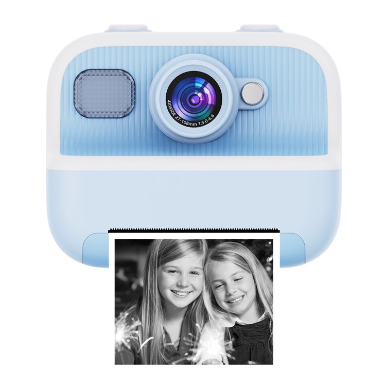 M8 2.4-Inch 1080P HD 2400W Pixel Dual-Camera Children Thermal Printing Camera, Color: Blue+32GB - Children Cameras by PMC Jewellery | Online Shopping South Africa | PMC Jewellery | Buy Now Pay Later Mobicred