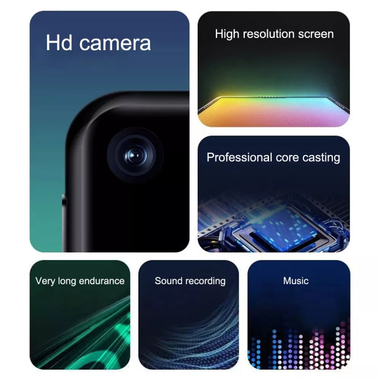 A30  MP3 Player With FHD 720P Digital Camera Bluetooth 5.4 Lossless Sound Audio Player 32GB - MP3 Player by PMC TechLife | Online Shopping South Africa | PMC TechLife | Buy Now Pay Later Mobicred