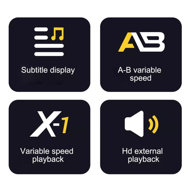 A30  MP3 Player With FHD 720P Digital Camera Bluetooth 5.4 Lossless Sound Audio Player 32GB - MP3 Player by PMC TechLife | Online Shopping South Africa | PMC TechLife | Buy Now Pay Later Mobicred