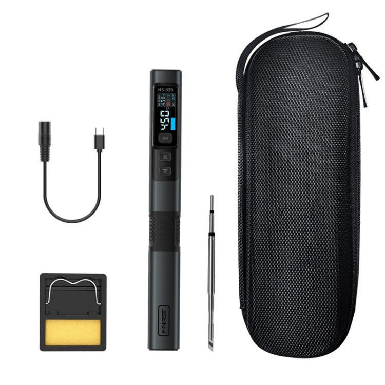 FNIRSI Portable Constant Temperature Soldering Iron Set, Model: HS-02B Standard K - free shipping - PMc TechLife - Order now!
