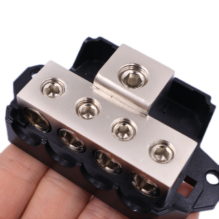 1 To 4 Car Audio Amplifier Modification Fuse Ground Box Hub - Fuse by PMC Jewellery | Online Shopping South Africa | PMC Jewellery | Buy Now Pay Later Mobicred